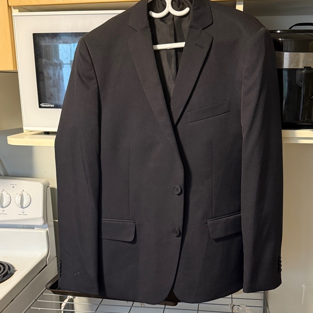 Massimo Classic Black Men's Blazer